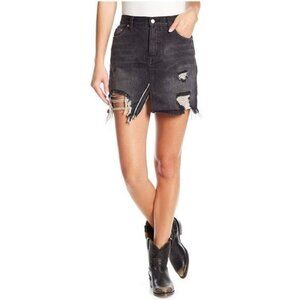 We The Free Relaxed & Destroyed Mini Skirt - 4
